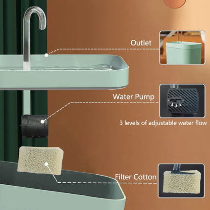 Ultra Quiet Automatic Filter Water Fountain - Fur & Care